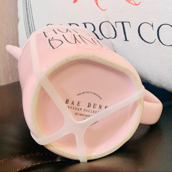 RAE DUNN HUNNY BUNNY EASTER MUG LID CANISTER PINK - Picture 6 of 13